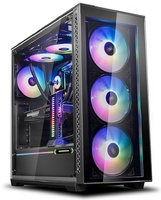 Игровой компьютер FuryComPlus Intel Core i7-11700F GeForce RTX 4060 — чёрный Midi-Tower корпус