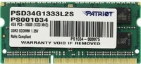 Оперативная память Patriot PSD34G1333L2S 4 Гб